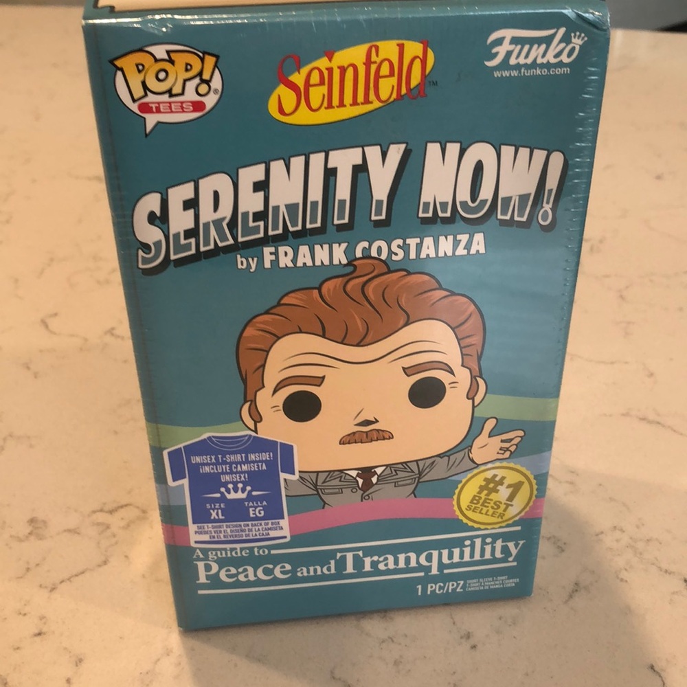 Funko Seinfeld Serenity Now Blue Box